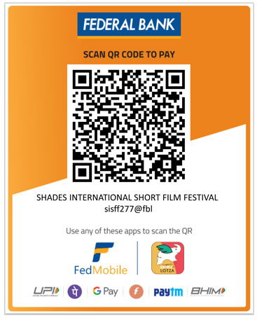 Shades International Short film festival UPI QR code
